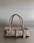 2000s Fendi Beige Metallic Selleria Linda Bag