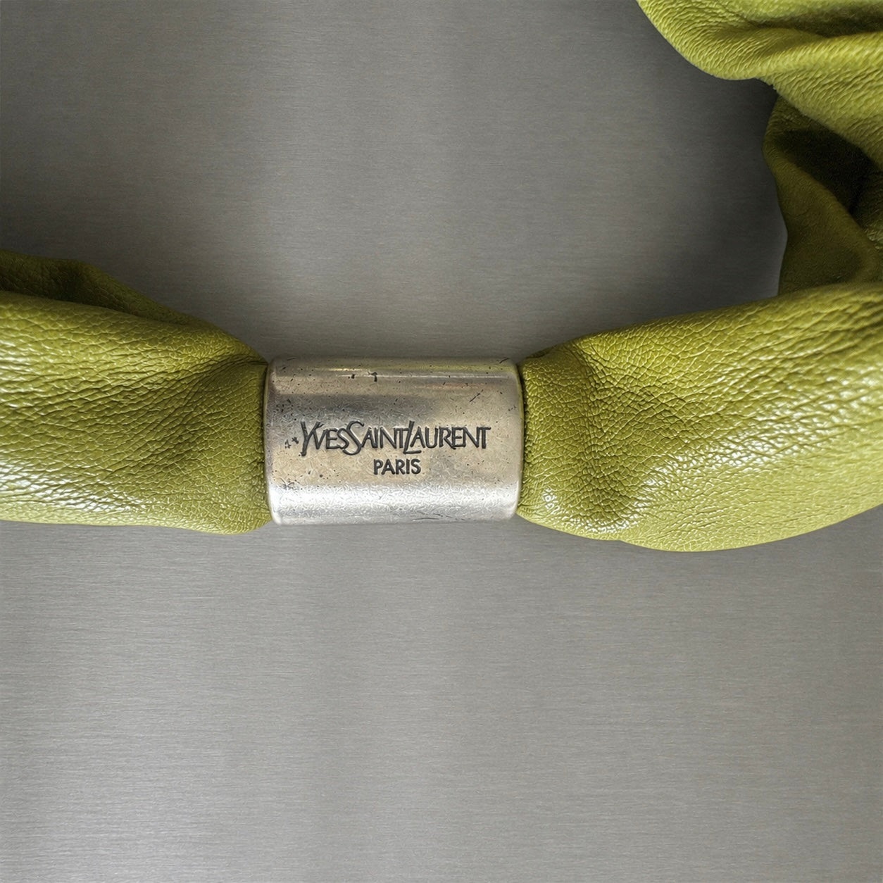 2000s YSL green St. Tropez shoulder bag by Tom Ford 
