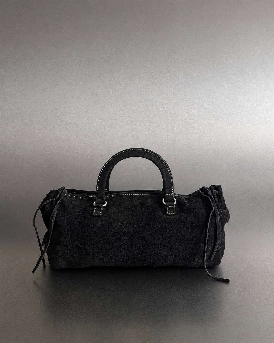 RARE 2000s Prada Camoscio Bow Handle Bag